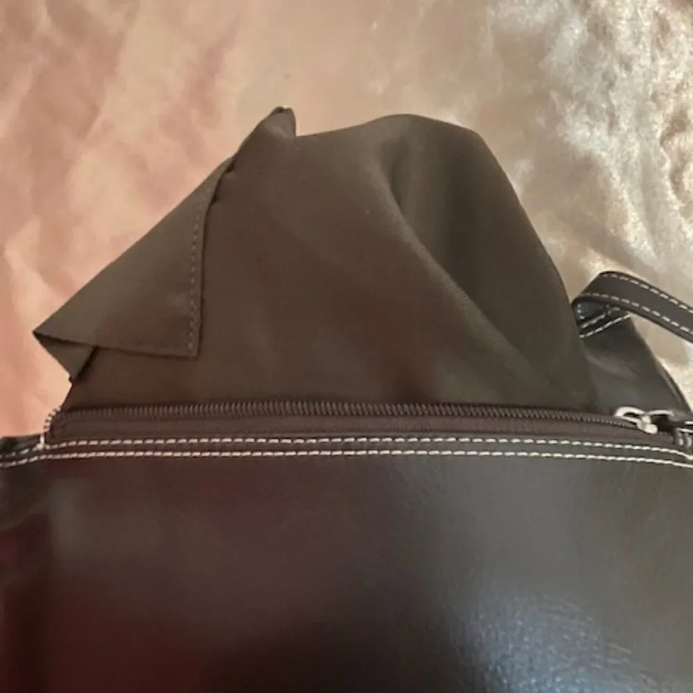 NY & CO Brown leather crossbody bag